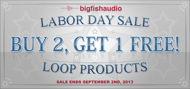 Big Fish Audio's Labor Day Sale