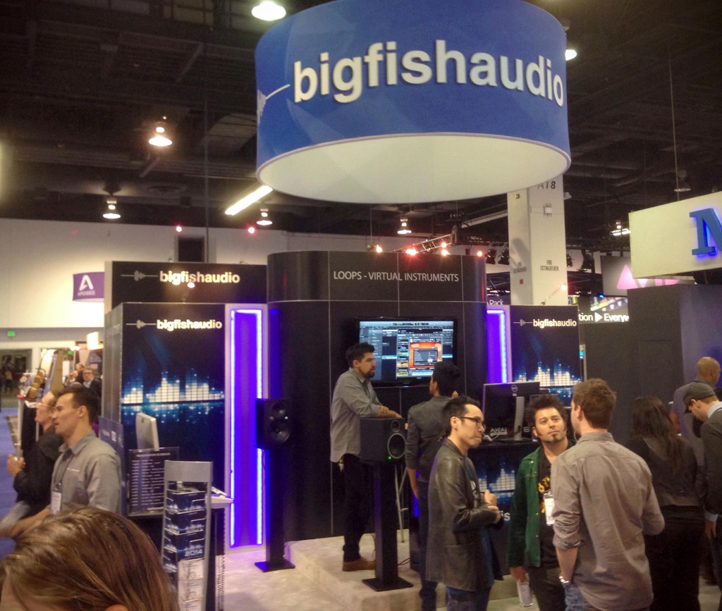NAMM booth