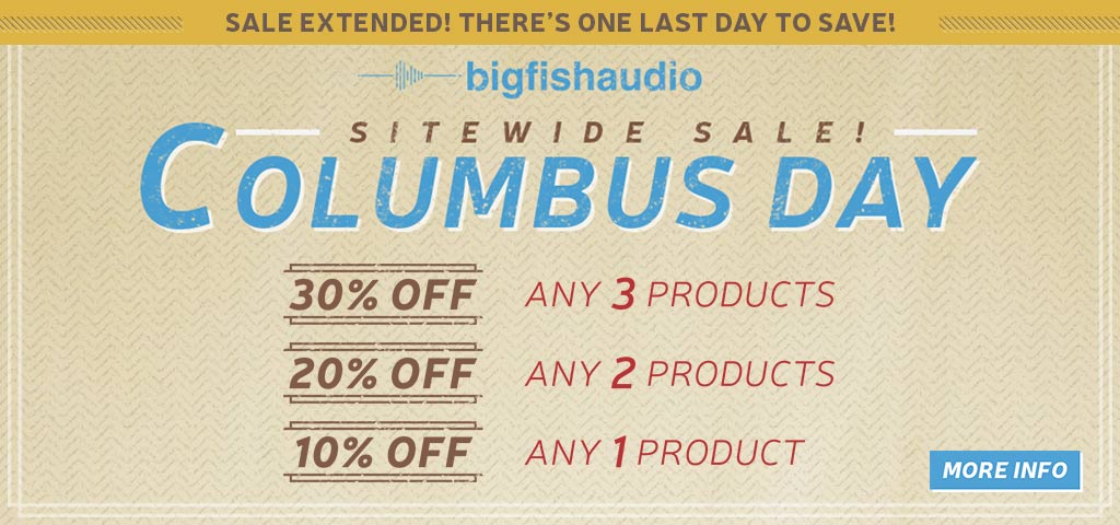 Columbus Day Sale