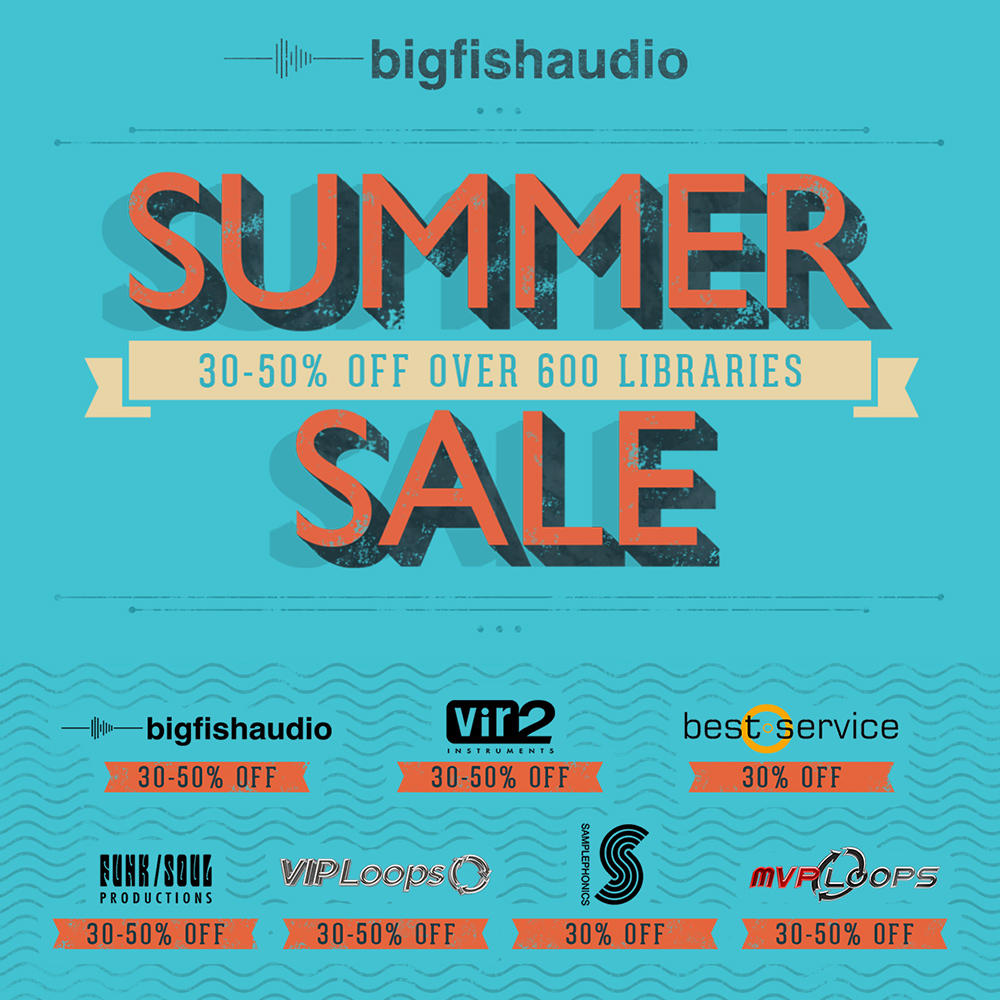 Big Fish Audio Summer Sale