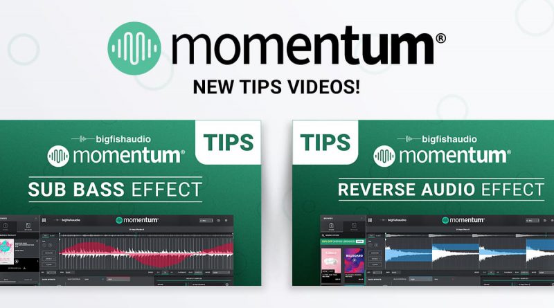 Momentum Tips Videos From Big Fish Audio
