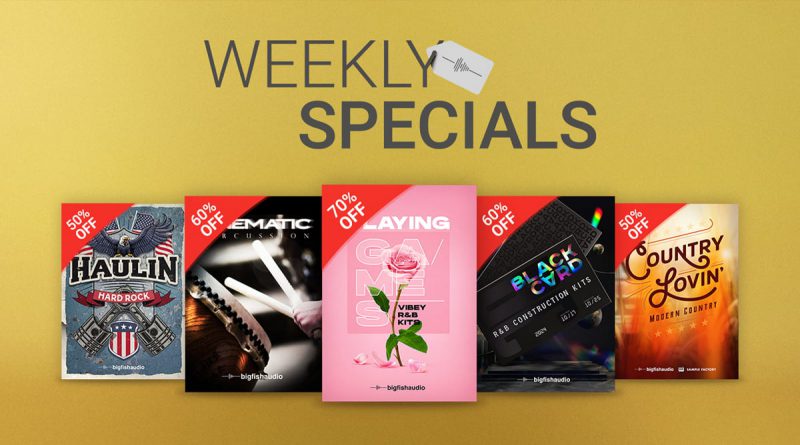 Weekly Specials Big Fish Audio