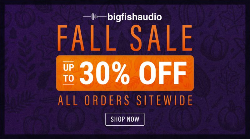 Big Fish Audio Fall Sale